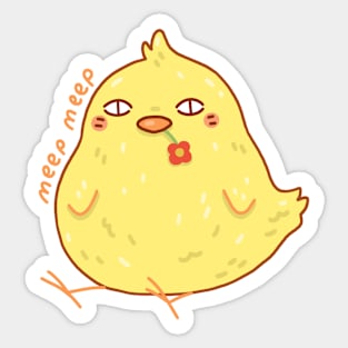 Meep The Birdie Sticker